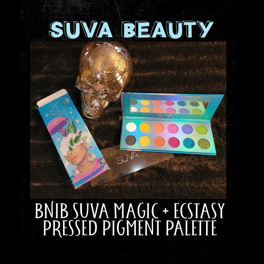 BNIB - SUVA Magic + Ecstasy Pressed Pigment Palette By SUVA BEAUTY (Eyes & Face)